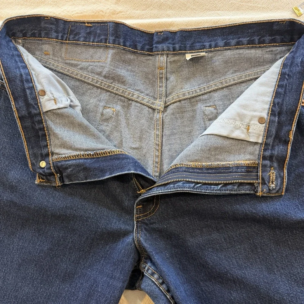 Vintage Levis 550 Jeans Mens 36x30 Blue Denim Relaxed Fit Tapered Made USA 90s
